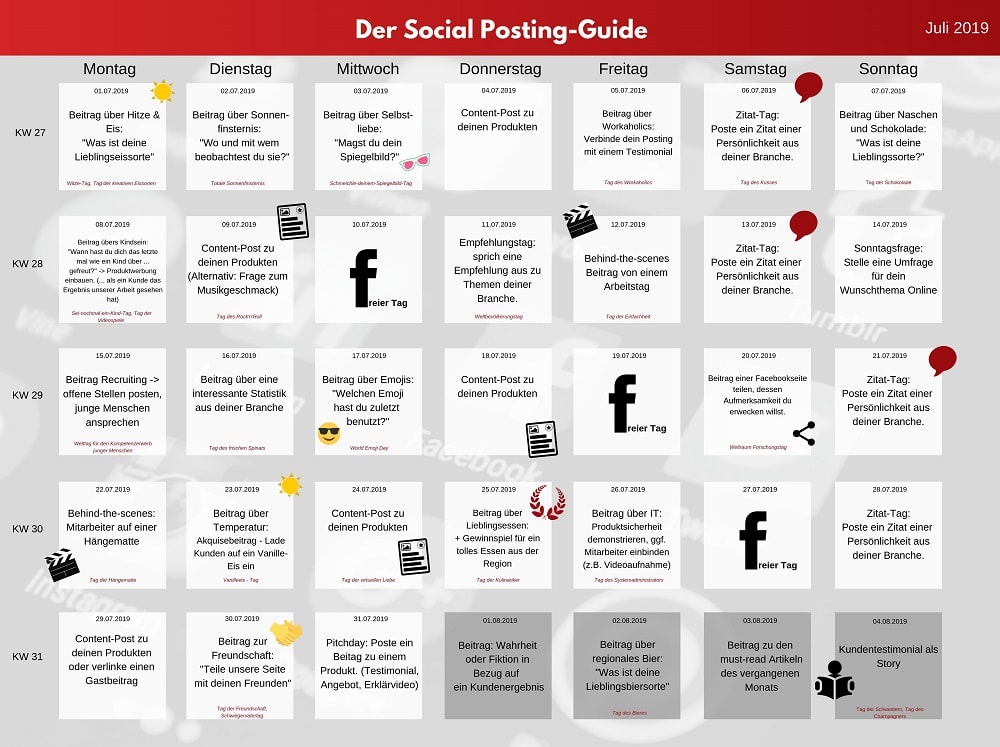 Social Media Posting Guide 3